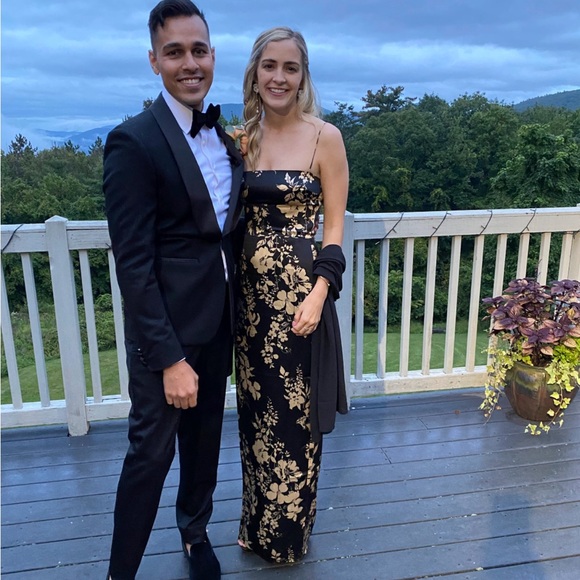 Reformation Frankie Silk Dress in Gisele - Picture 4 of 4